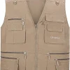 Men's Casual Safari Travel Vest 16 Pockets Outdoor Work Vest Sleeveless Jacket Fishing Hiking Photograph