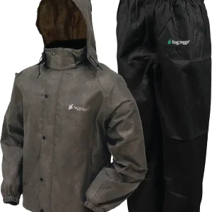 Men's Classic All-Sport 3-Layer Waterproof Breathable Rain Suit
