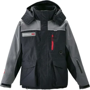 Men's Cold Weather Durable Windproof Water-Resistant Breathable Outdoor Fishing Trekker Jacket with Removable Hood