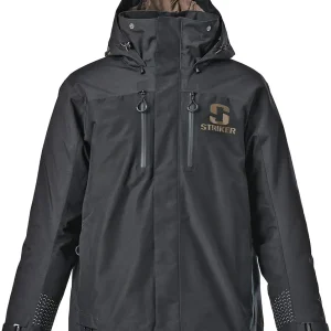 Men's Denali Durable Breathable Waterproof Outdoor Fishing Insulated Rain Jacket w/Adjustable Hood & Reflective Hits
