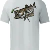 Men's Fishing Shirt Short Sleeve Sun Protection UV UPF 50+ SPF T-Shirt