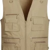 Men's Fishing Vest Summer Outdoor Lightweight Work Photo Vest 16 Pockets