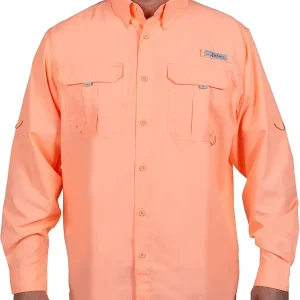 Men's Fourche Mountain Long Sleeve River Guide Fishing Shirt - UPF 40+ UV Protection