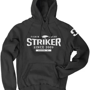 Men's Habit All-Season Active Fishing Hoody - Warm Super-Soft Casual Outdoor Hooded Sweatshirt with Logo Print