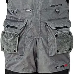 mens Hardwater Durable Windproof Water-resistant Outdoor Ice Fishing Bib With Sure Flote Flotation Technology