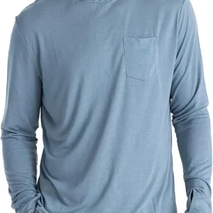 Men's Lightweight Hoodie - UPF 20+ Sun Protection Moisture Wicking, Breathable Bamboo Viscose Outdoor Shirt for Men