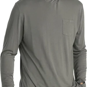 Men's Lightweight Hoodie - UPF 20+ Sun Protection Moisture Wicking, Breathable Bamboo Viscose Outdoor Shirt for Men