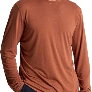 Men's Lightweight Long Sleeve Shirt - UPF 20+ Sun Protection, Moisture Wicking, Breathable Bamboo Viscose Shirt