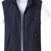Men�s Lightweight Outdoor Work Vest Quick-Dry Hunting Fishing Zip Up Travel Photo Vest Jacket with Multi Pockets