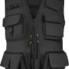 Mens Lightweight Safari Travel Fishing Photography Outdoor Work Cargo Vest with Pockets