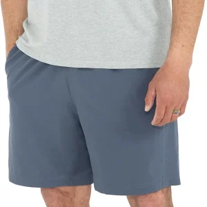 Men's Lined Breeze Short 7" Inseam - Quick-Dry Moisture-Wicking Shorts with Boxer Brief Liner Sun Protection UPF 50+