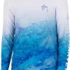 Men�s Long Sleeve Performance Shirt with 50+ UPF Sun Protection