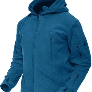 Men's Military Tactical Jacket Warm Fleece Hoodies Sport Outdoor Winter Coats Windbreaker