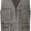 Mens Outdoor Fishing Vest Safari Travel Photography Vests Jacket Multi Pocket