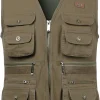 Men's Outdoor Vest Fishing Vest Work Utility Safari Travel Pockets Vest Photo Cargo Fly Summer Vest