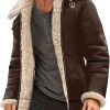 Men's Peacoat Wool Jacket Thick Hooded Leather Jacket Zipper Lapel Vintage Autobike Coat Warm Daily Top Notch Lapel