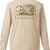 Men�s Prime Long Sleeve UPF 50+ Fishing Shirt, Baltic Blue