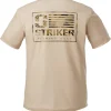 Men�s Prime Short Sleeve UPF 50+ Fishing Shirt, Desert Tan