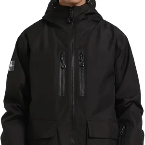 Men's Ski Jacket Snowboard Snow Coat Waterproof Windproof Insulated Winter Mountain Outdoor Sports Hooded Warm