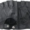 Mens Soft and Breathable Fingerless Leather Driving Gloves-Premium Lambskin