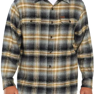 Men�s Spread Collar Flannel Shirt