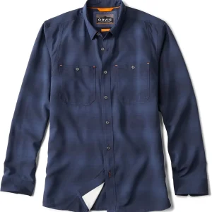 Men's Tech Chambray Plaid Work Shirt