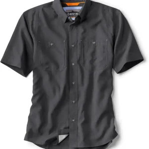 Men's Tech Chambray Short-Sleeve Work Shirts Tall