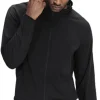 Men's UPF 50+ Sun Protection Hooded Jacket Full Zip Lightweight Cooling Long Sleeve Shirts for Running Fishing