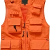 Mens Utility Casual Fishing Vests Outdoor Vest Multi Pockets Cargo Vest Travel Hunting Camping Tactical Outerwear