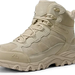 Men's Waterproof Hiking Boots Outdoor Mid Trekking Lightweight Mountaineering Shoes Paladin