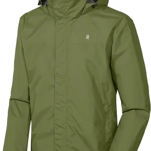 Men's Waterproof Rain Jacket Outdoor Lightweight Rain Shell Coat for Hiking,Golf,Travel