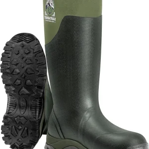 Men's Waterproof Rubber Hunting and Rain Boots � Insulated 6mm Neoprene Outdoor Work Rain Boots for Hunting, Gardening, Farming, Fishing