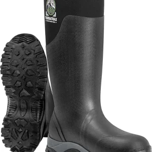 Men's Waterproof Rubber Hunting and Rain Boots � Insulated 6mm Neoprene Outdoor Work Rain Boots for Hunting, Gardening, Farming, Fishing