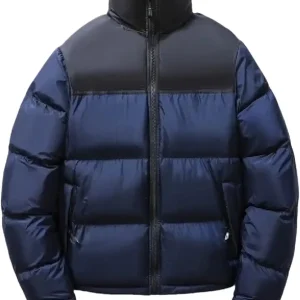 Men's Winter Coat Fleece Lined Parka Jacket Hooded Color Thickened Hooded Cotton Padded Jacket Mens Winter Coat