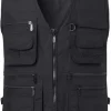 Men's Work Fishing Vests Lightweight Safari Travel Hunting Waistcoat With Multi-Pockets