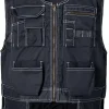 Men's Work Utility Tool Vest Ripstop Workwear with Multiple Pockets, Outdoor Fishing Vest for Men X