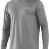 Men's Workout Running Shirts Quick Dry Moisture Wicking Shirt Long Sleeve Fishing Hiking UPF 50+ Active Wear