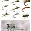 Midge Fly Fishing Flies � Fishing Kit w/Trout Flies & Fly Box & 12 Midge Trout Assortment Flies - Realistic & Effective Fly Fishing Gear � Flies for Fly Fishing on Strong, Sharp Hooks