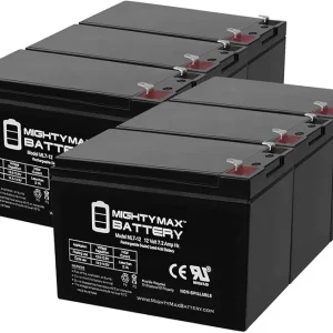 Mighty Max Battery 12V 7.2AH SLA Battery for Marcum LX-3TC Ice Fishing Sonar - 6 Pack
