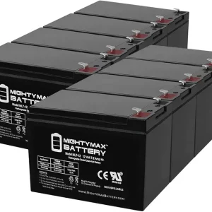 Mighty Max Battery 12V 7.2AH SLA Battery for MarCum LX-3TC Ice Fishing Sonar - 8 Pack