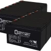 Mighty Max Battery 12V 7Ah F2 Replacement Battery for Marcum LX-5 Ice Fishing Sonar - 8 Pack