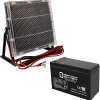 Mighty Max Battery 12V 8AH Replacement Battery Compatible with Marcum LX-3TC Ice Fishing Sonar + 12V Solar Panel
