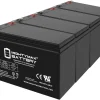 Mighty Max Battery 12V 8Ah SLA Battery Replaces Marcum LX-5 Ice Fishing Sonar - 4 Pack