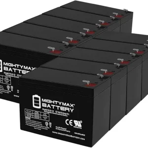 Mighty Max Battery 12V 9Ah SLA Battery for Marcum LX-5 Ice Fishing Sonar - 10 Pack