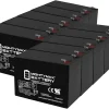 Mighty Max Battery 12V 9Ah SLA Battery for Marcum LX-5 Ice Fishing Sonar - 10 Pack