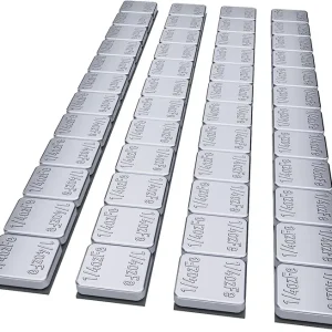 MIKKUPPA Wheel Weights - 1/4oz, 0.25oz (48pcs, 12oz/Box) Low Profile, Easy to Peel, Adhesive Stick on Tire Weights for Cars, Trucks, SUVs, Motorcycles, RC Cars, OEM Quality