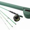 Minnow Fly Fishing Rod for Young Anglers, Neon Green