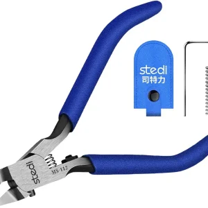 Model Nipper, Ultra-Thin Double-Blades Nippers with Protective Case Model Hobby Making Tools for Gundam Repairing Plastic Model and Fixing