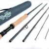 Moonshine Rod Co. Fly Fishing Rod with Carrying Case and Extra Rod Tip Section, Slow-Medium-Fast Action