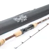 Moonshine Rod Co. Fly Fishing Rod with Carrying Case and Extra Rod Tip Section, Slow-Medium-Fast Action